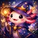 A vibrant, abstract avatar featuring a colorful fantasy creature with swirling patterns and bright hues, perfect for a profil